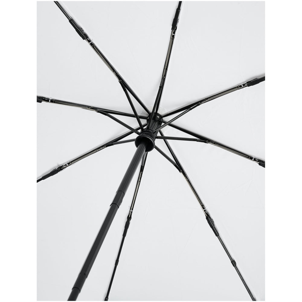 Branded Bo 21" foldable auto open/close recycled PET umbrella