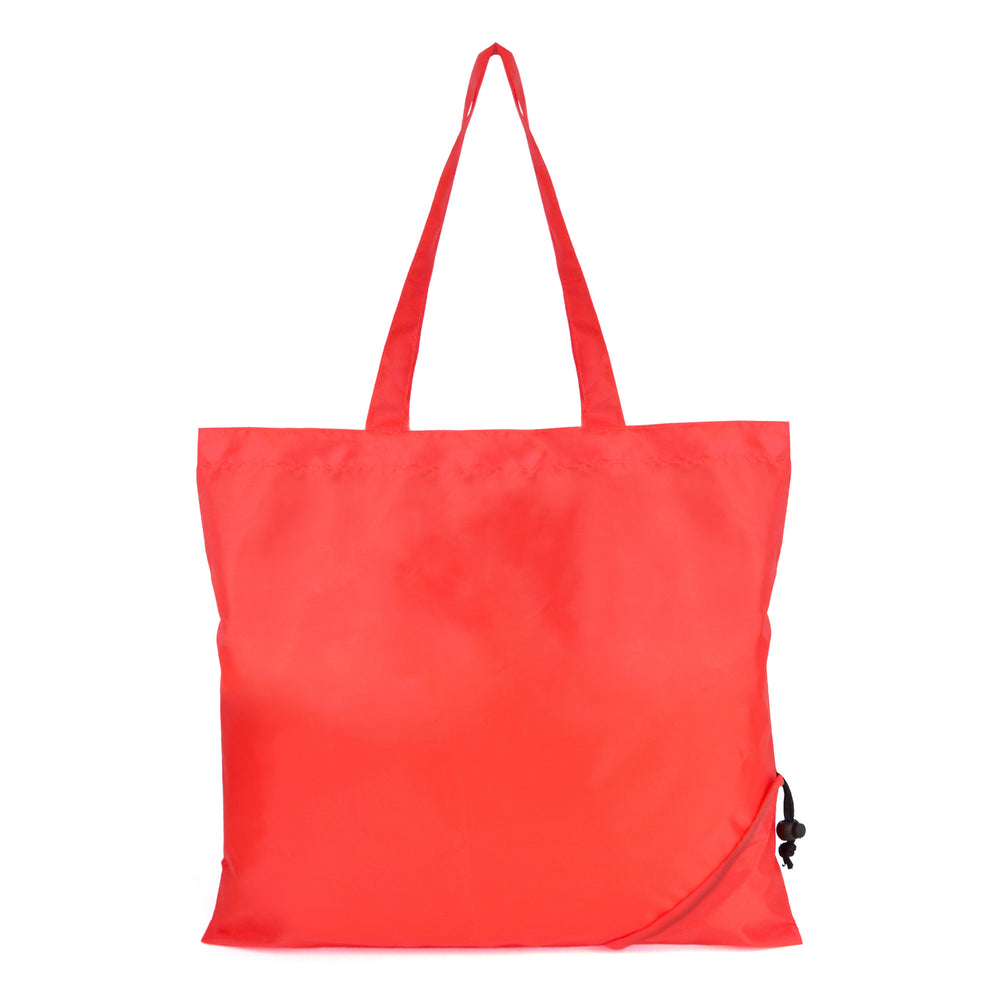 Branded Bayford 190T Polyester foldable pullstring shopper bag