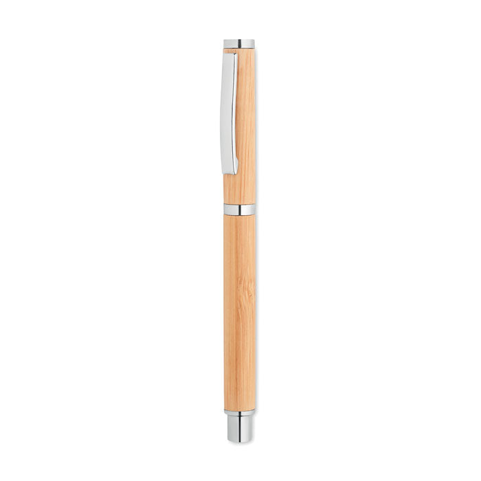 Bamboo gel pen | Branded Bamboo Rollerball gel pen