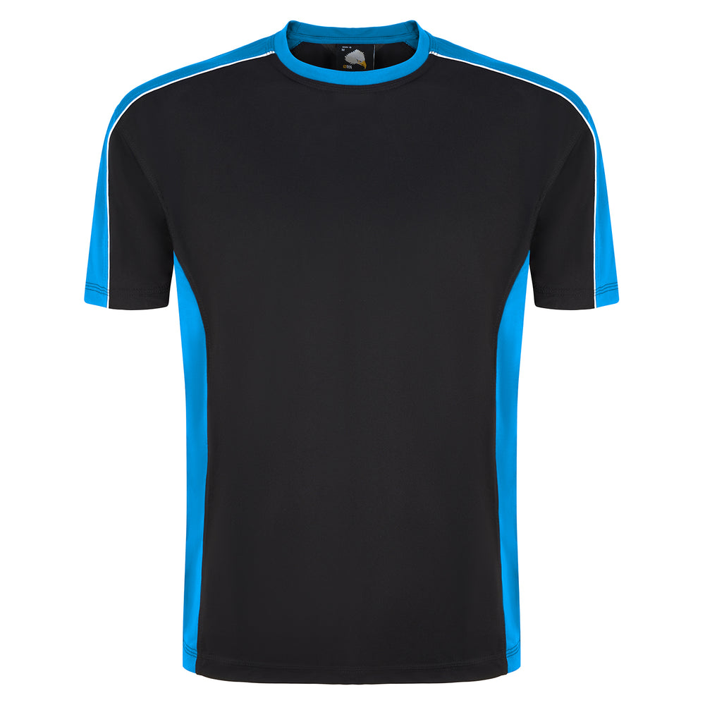 Orn Avocet Two Tone Polyester T-Shirt Black/Reflex