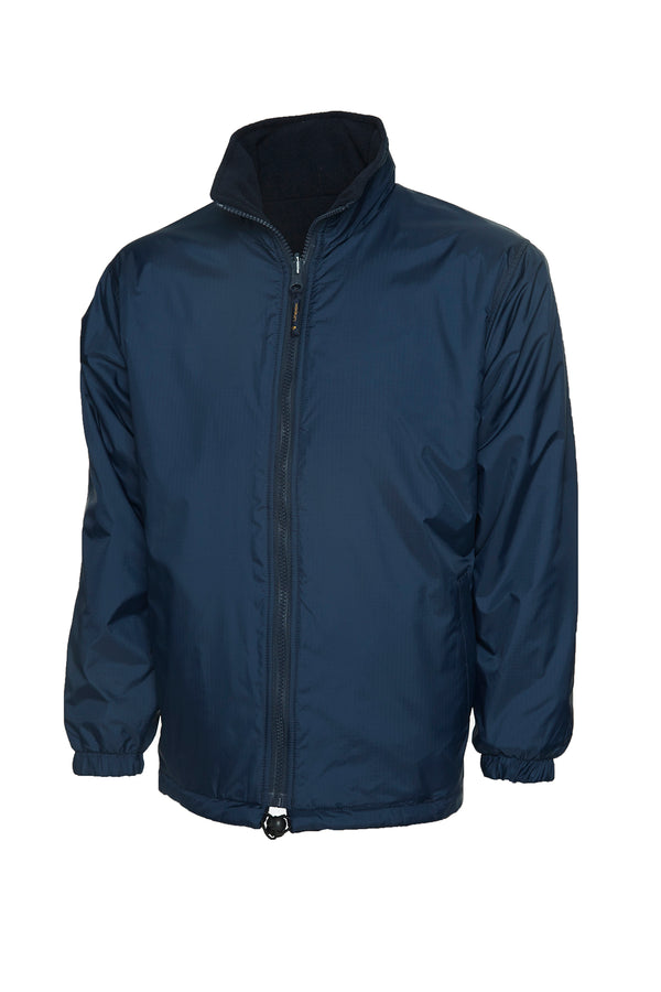 Branded Classic Reversible Fleece Jacket
