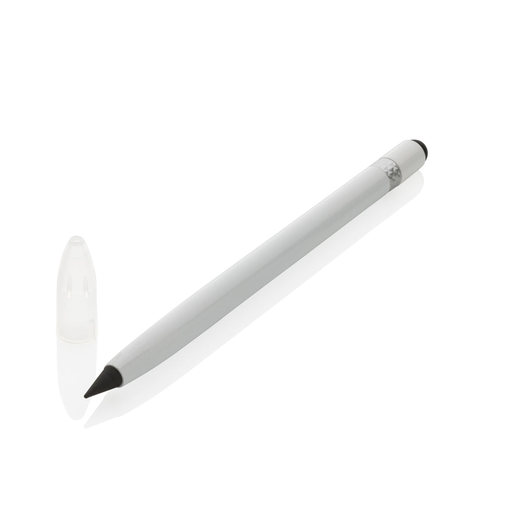 Branded Aluminum inkless pen with eraser
