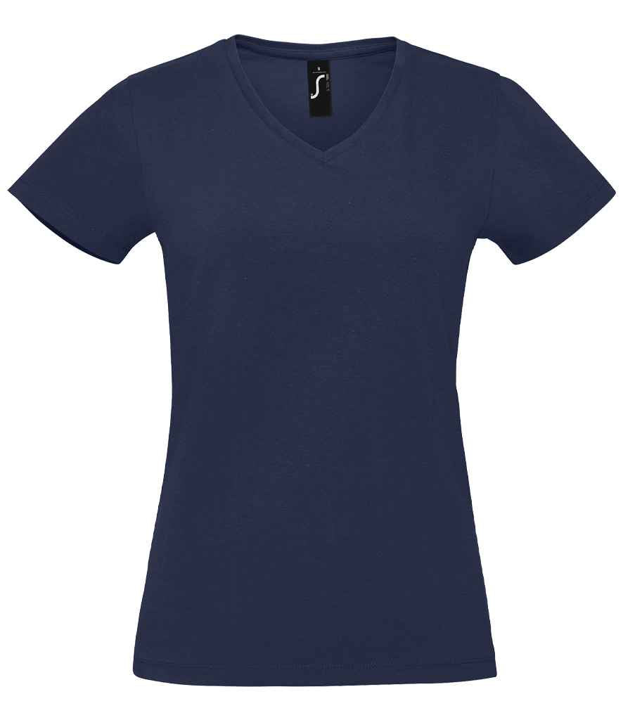SOL'S Ladies Imperial V Neck T-Shirt French Navy