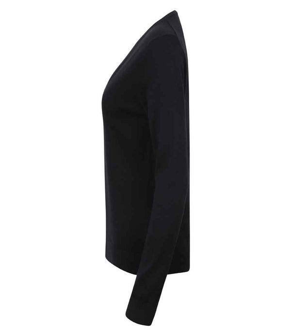 Branded Henbury Ladies Lightweight V Neck Cardigan