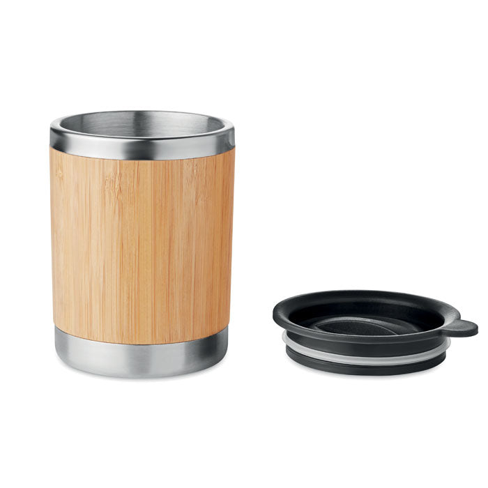 Branded Tumbler in bamboo cover 250ml