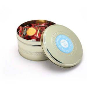 Winter Collection `23, Gold Treat Tin, Mini Shortbread Biscuits, Bespoke