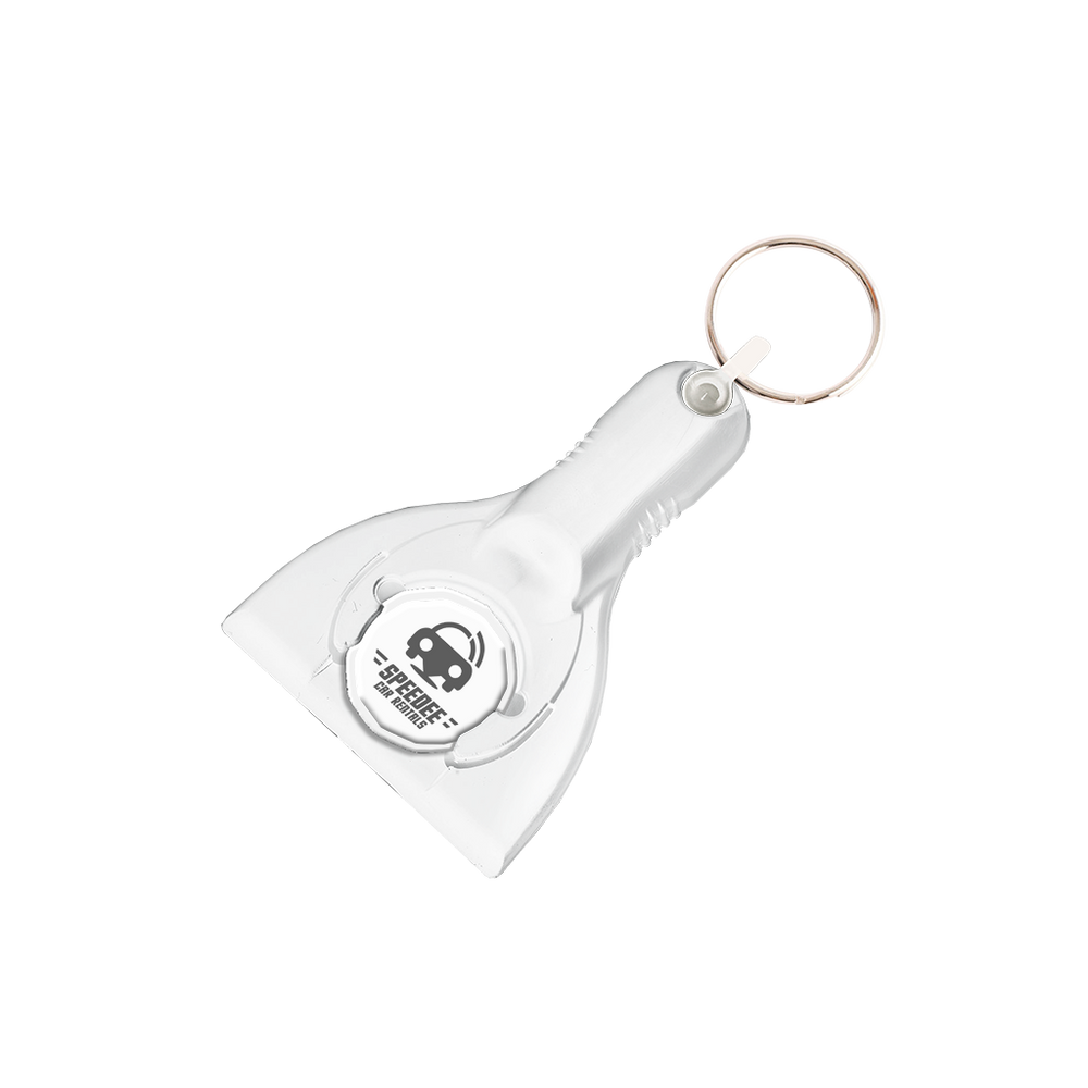 Ice Pop Ice Scraper Trolley Coin Keyring