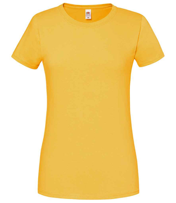 Fruit of the Loom Ladies Iconic 195 T-Shirt Sunflower