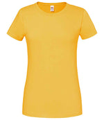 Fruit of the Loom Ladies Iconic 195 T-Shirt Sunflower