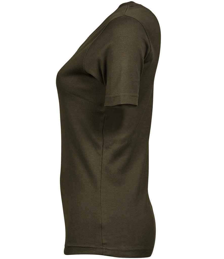 Tee Jays Ladies Interlock T-Shirt Dark Olive