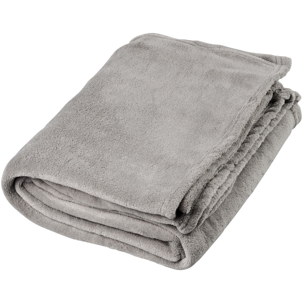Branded Bay extra soft coral fleece plaid blanket