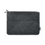 RPET felt zipped laptop bag 14" Grey