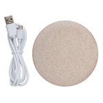 Branded 5W Wheat straw wireless charger