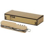 Branded Richard 7-function wooden pocket knife