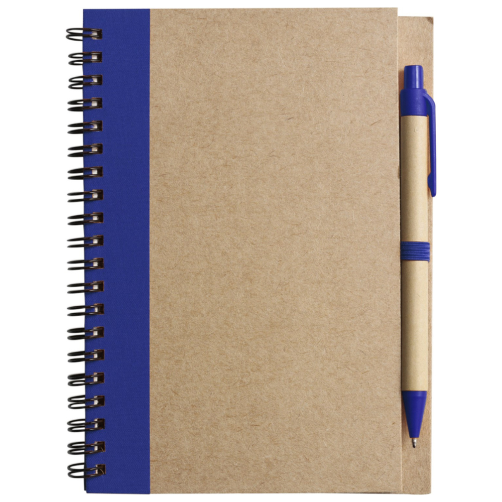 Branded Smithen Cardboard notebook with ballpen