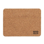 Branded Cork secure RFID slim wallet