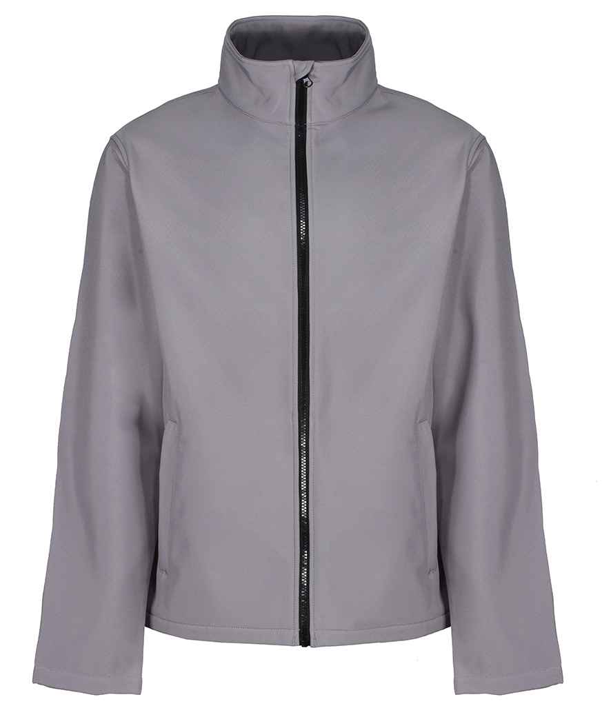 Regatta Ladies Ablaze Printable Soft Shell Jacket Rock Grey/Black