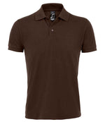 SOL'S Prime Poly/Cotton Piqué Polo Shirt Chocolate