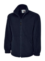 Branded Heavyweight Full Zip Fleece Jacket