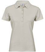Tee Jays Ladies Luxury Stretch Polo Shirt Cement