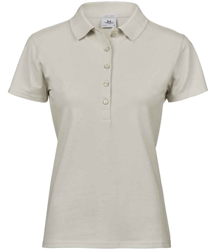 Tee Jays Ladies Luxury Stretch Polo Shirt Cement