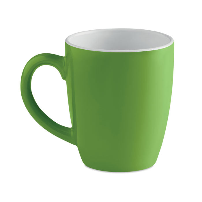 Branded Ceramic coloured mug 290 ml