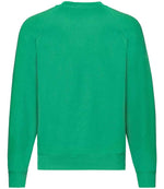 Fruit of the Loom Classic Raglan Sweatshirt Kelly Green