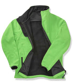 Result Core Printable Soft Shell Jacket Vivid Green/Black