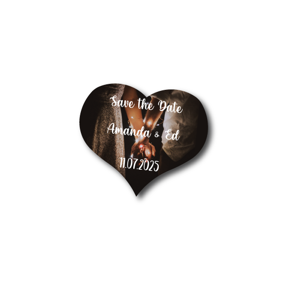 Heart Shaped Fridge Magnet