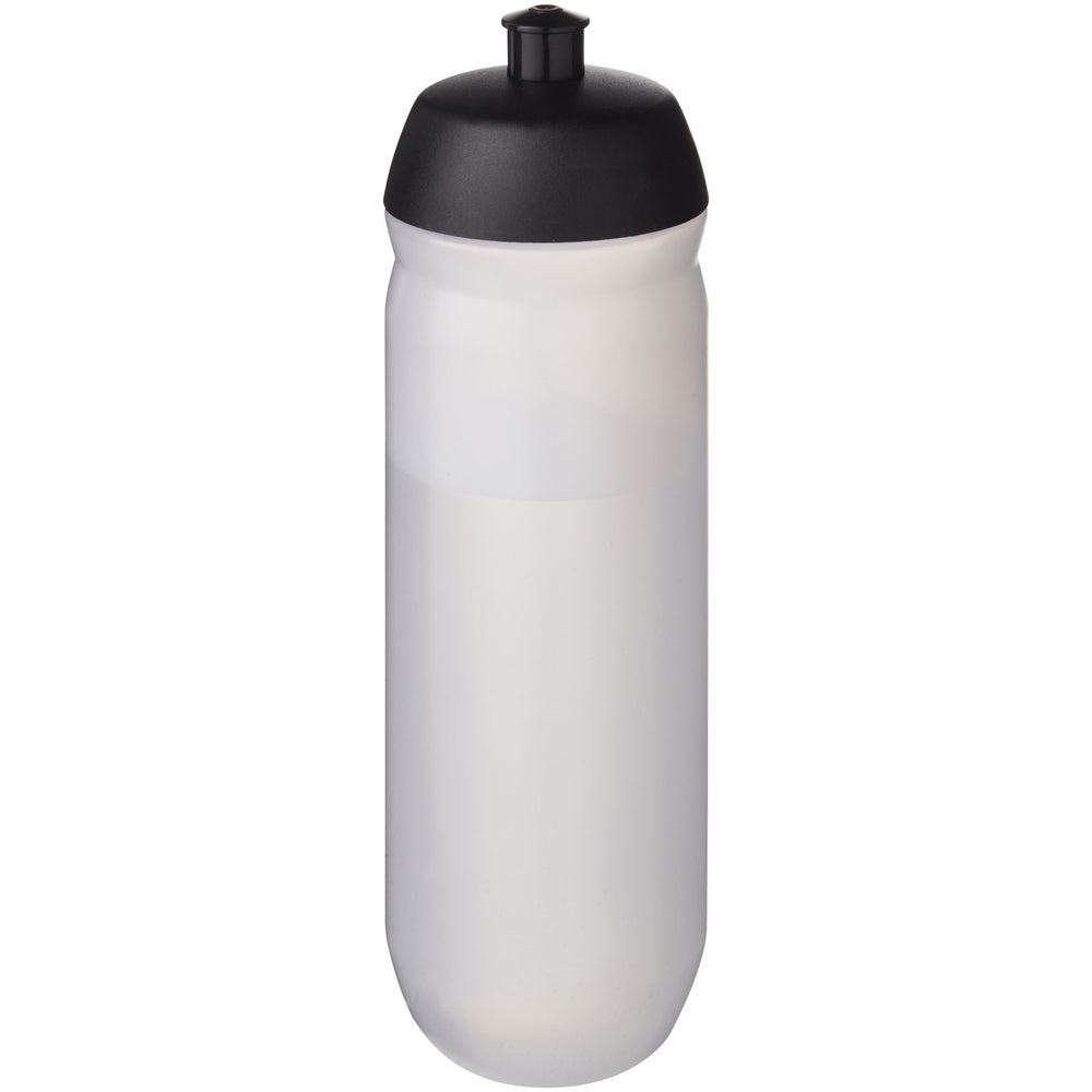 Branded HydroFlex™ Clear 750 ml squeezy sport bottle