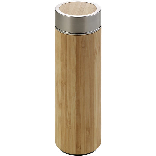 Branded Allensgreen Bamboo bottle with tea infuser (420 ml)