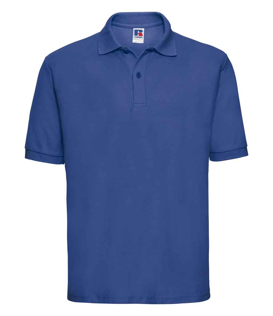 Russell Poly/Cotton Piqué Polo Shirt Bright Royal