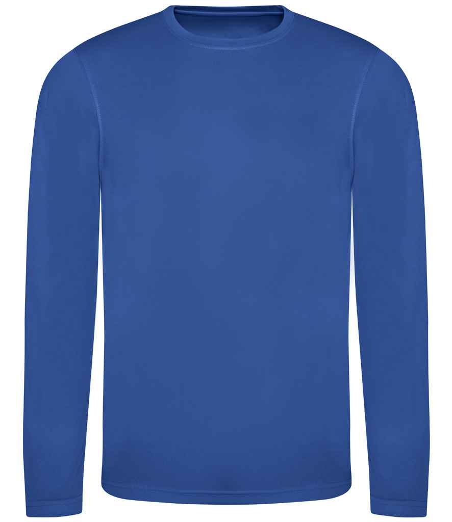AWDis Cool Long Sleeve Wicking T-Shirt Royal Blue