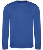 AWDis Cool Long Sleeve Wicking T-Shirt Royal Blue