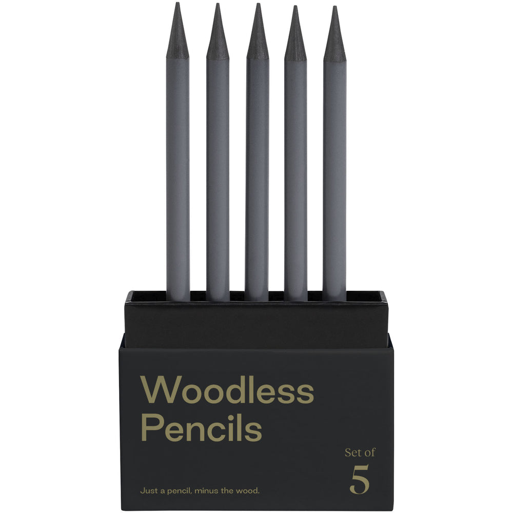 Branded Karst® 5-pack 2B woodless graphite pencils