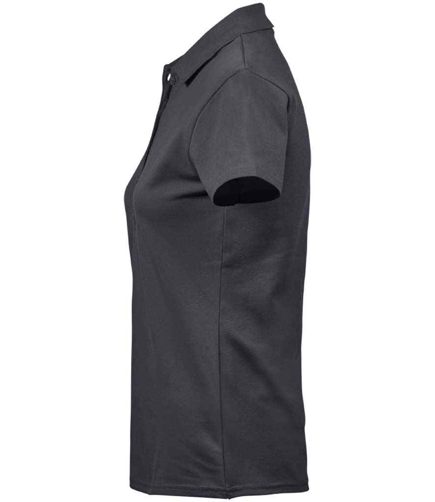 Tee Jays Ladies Luxury Stretch Polo Shirt Dark Grey