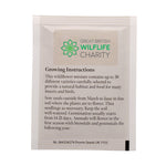 Seed Packet with Sticker to back Wild Flowers Mix