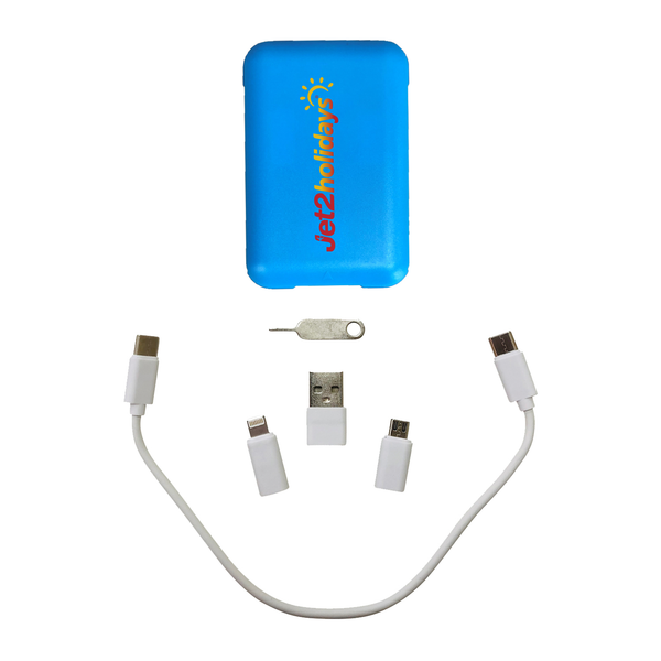 Branded Travel Charging Set with Phone Stand
