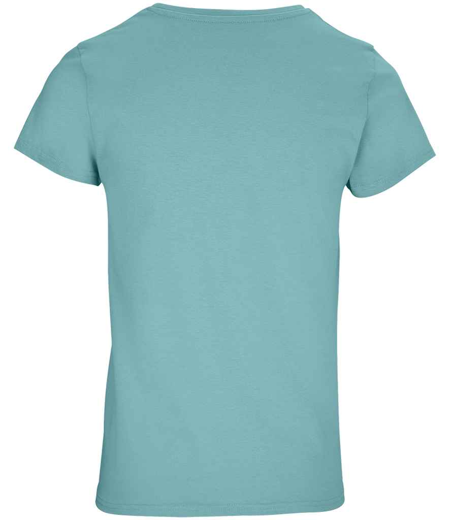 SOL'S Ladies Crusader Organic T-Shirt Pool Blue