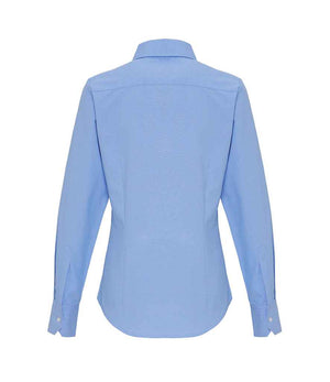 Premier Ladies Long Sleeve Striped Oxford Shirt