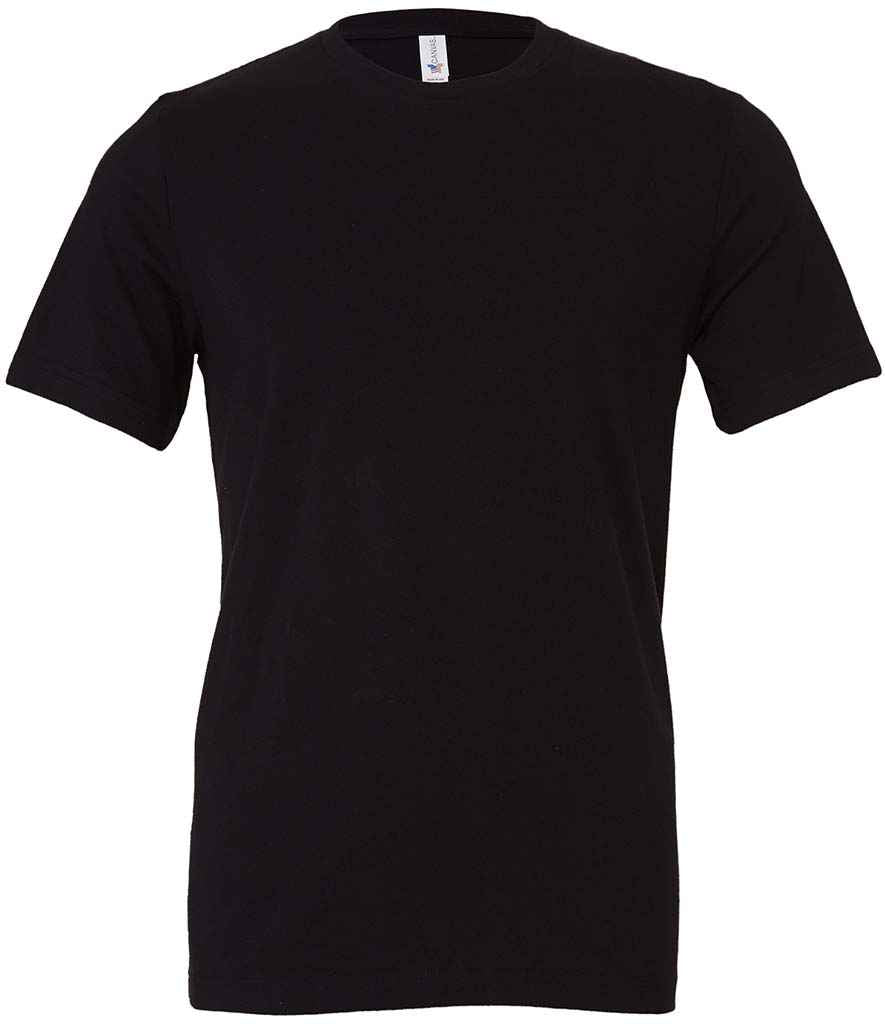 Canvas Unisex Crew Neck T-Shirt Black
