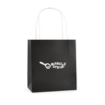 Branded Brunswick Small 230gsm paper bag with twisted paper handles