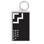 80mm Rectangle Keyring