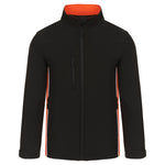 Orn Silverswift Two Tone Softshell Jacket Black/Orange