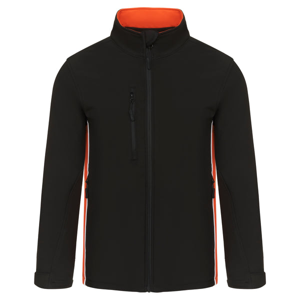 Orn Silverswift Two Tone Softshell Jacket Black/Orange