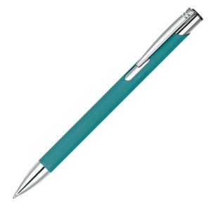 MOLE-MATE ball pen with chrome trim Teal