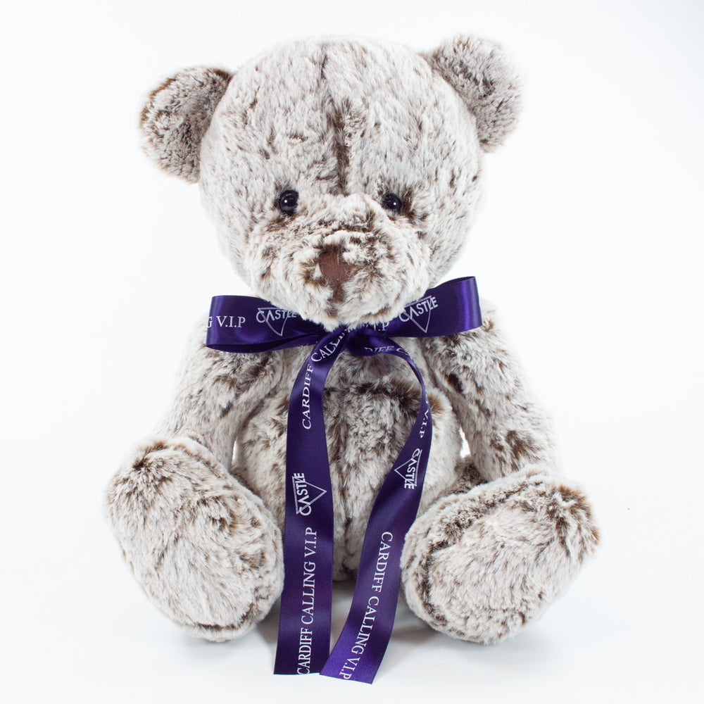 Bow Bear II 25cm Premier Bear, Cocoa