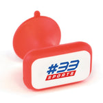 Branded Rubber Phone Stand With Sucker + White Backing