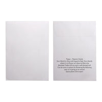 Seed Pack in White Paper Envelope