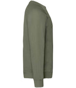 Fruit of the Loom Classic Raglan Sweatshirt Classic Olive